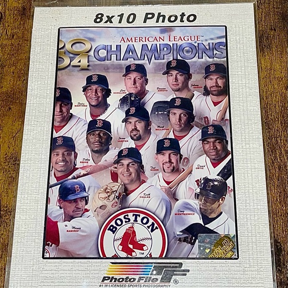 Boston Red Sox 2004 American League Champs Photo From Original Negative 8x10 - Picture 2 of 12